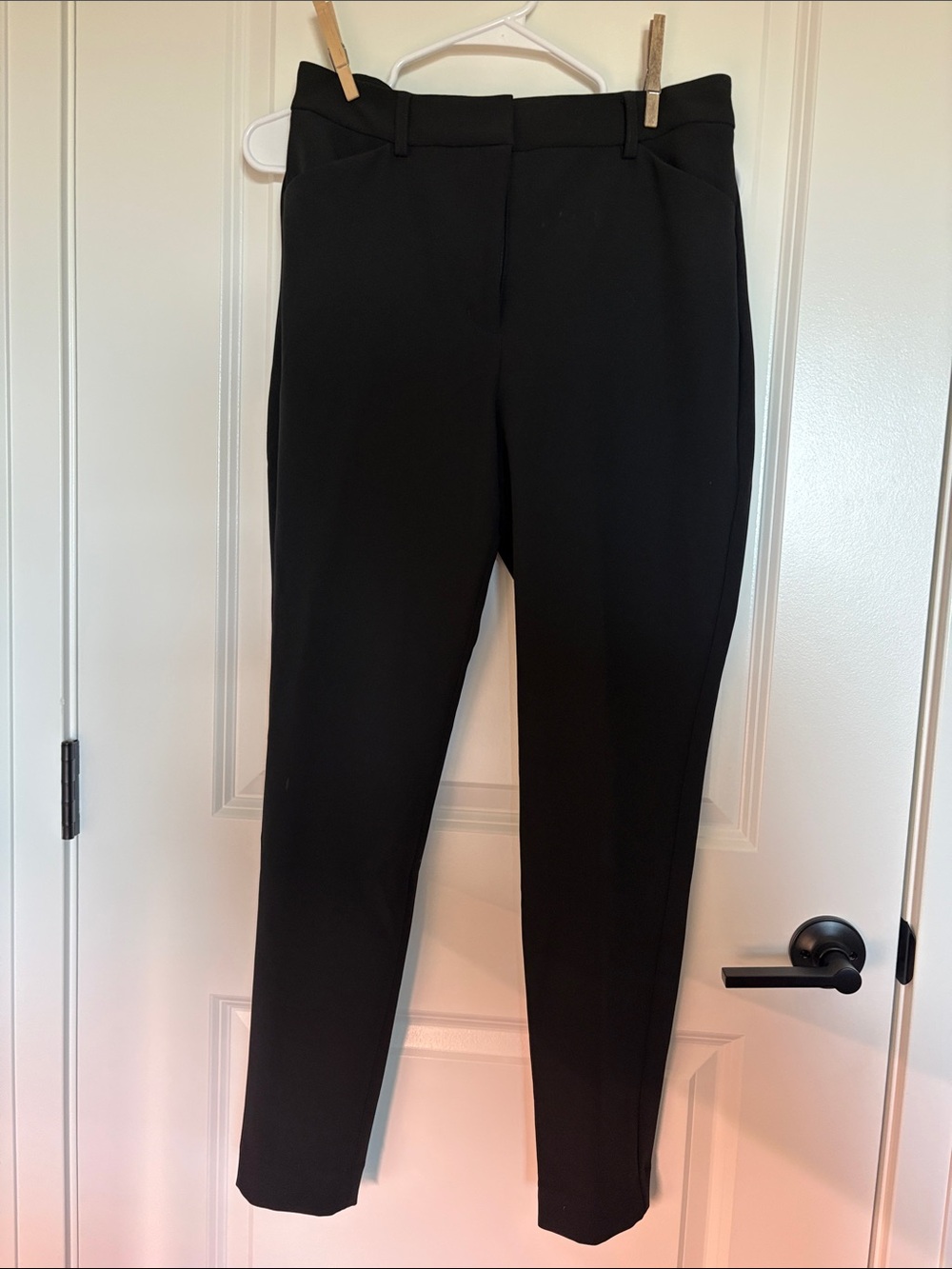 Express Black Skinny Ponte Ankle Pants